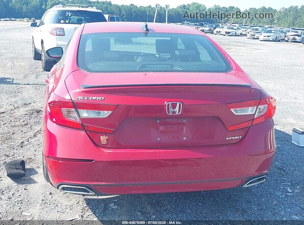 1HGCV1F3XMA082374 2021 HONDA ACCORD Red 
