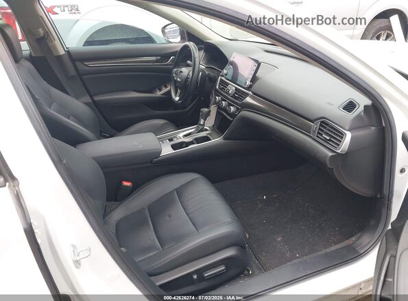 1HGCV1F44MA041456 2021 HONDA ACCORD White Вид салону спереду