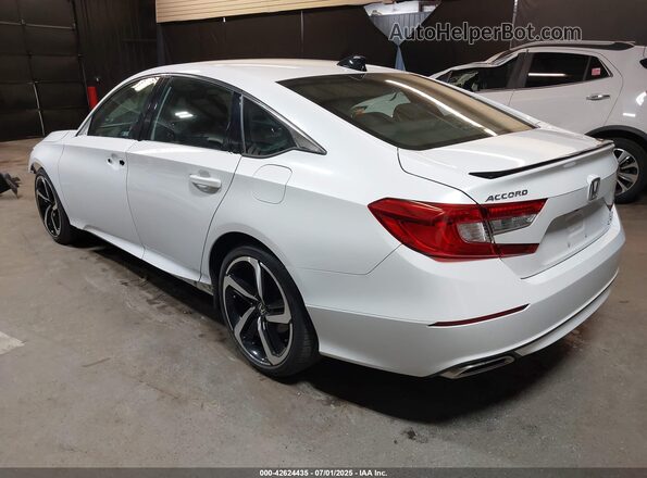 1HGCV2F30MA005065 2021 HONDA ACCORD White უკანა მარცხენა
