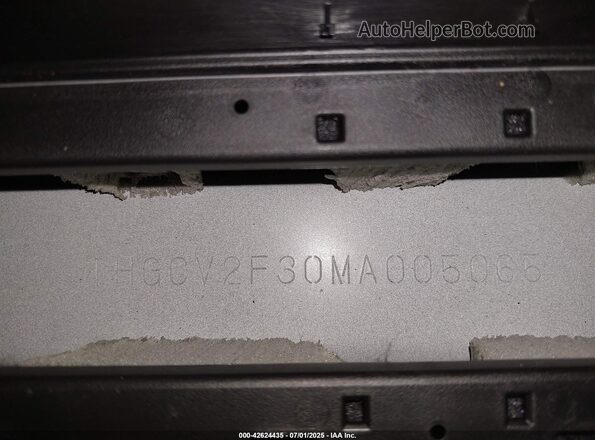 1HGCV2F30MA005065 2021 HONDA ACCORD White 