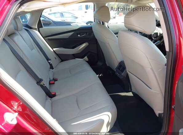 1HGCY2F8XPA050845 2023 HONDA ACCORD Красный Вид наклейки с VIN-кодом