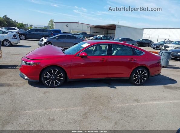 1HGCY2F8XPA050845 2023 HONDA ACCORD Красный Панорамный вид салона 360°