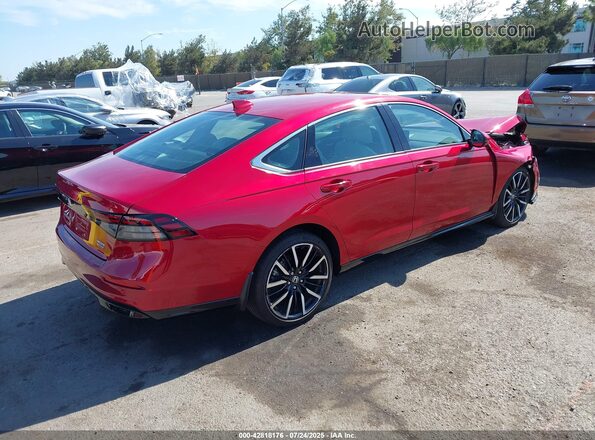 1HGCY2F8XPA050845 2023 HONDA ACCORD Красный Задняя правая четверть