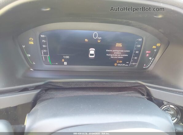 1HGCY2F8XPA050845 2023 HONDA ACCORD Красный Вид задних сидений