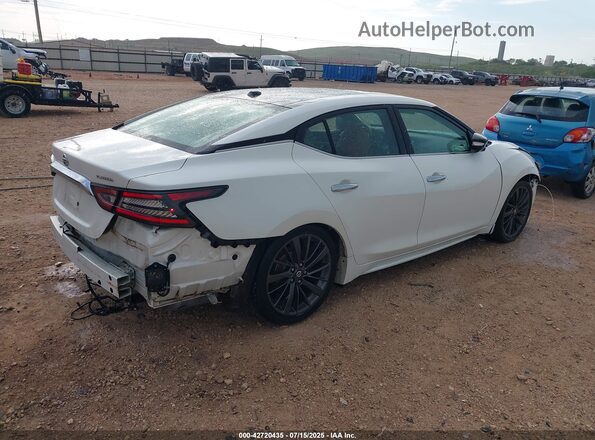 1N4AA6FV9LC367138 2020 NISSAN MAXIMA PLATINUM White Tył prawy