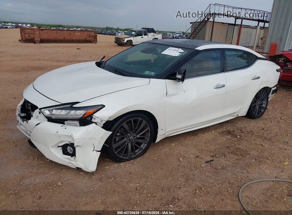 1N4AA6FV9LC367138 2020 NISSAN MAXIMA PLATINUM White Przód lewy