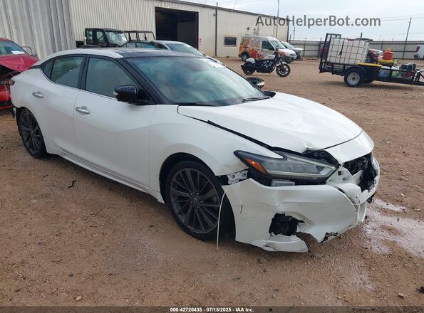 1N4AA6FV9LC367138 2020 NISSAN MAXIMA PLATINUM White Przód prawy