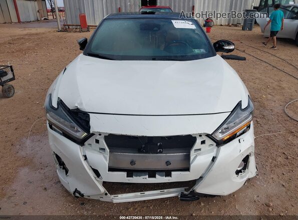 1N4AA6FV9LC367138 2020 NISSAN MAXIMA PLATINUM White Widok zestawu wskaźników