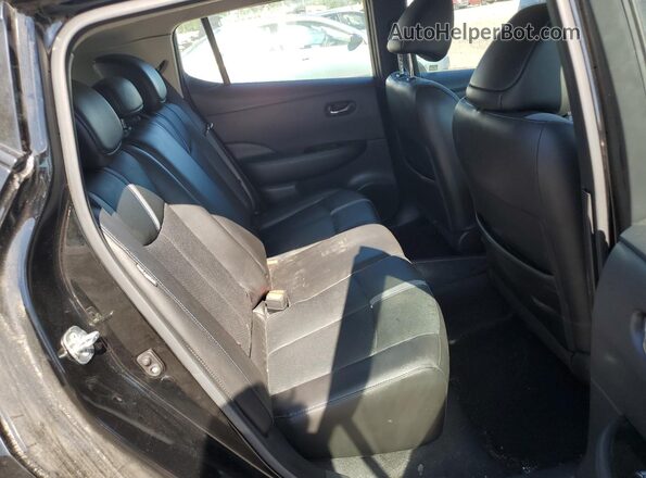 1N4BZ1DP0LC304353 2020 NISSAN LEAF Black Vista de los asientos traseros