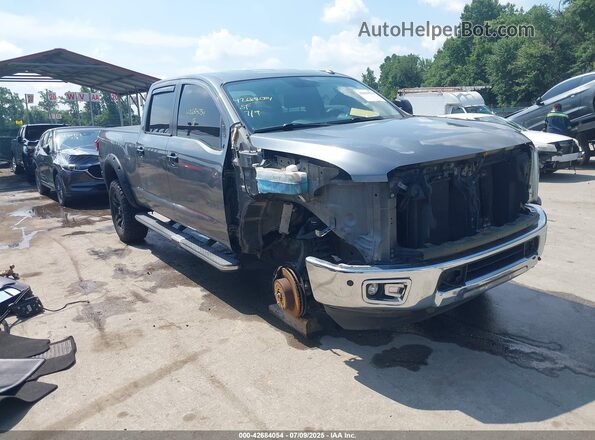 1N6AA1F40GN511378 2016 NISSAN TITAN XD Gray Delantero derecho