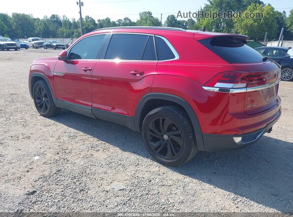 1V2EE2CA9LC216129 2020 VOLKSWAGEN ATLAS Красный Задняя левая четверть