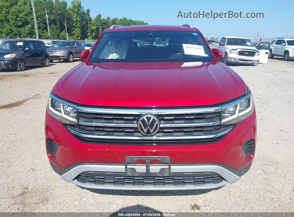1V2EE2CA9LC216129 2020 VOLKSWAGEN ATLAS Красный Вид щитка приборов