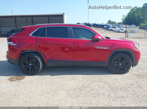 1V2EE2CA9LC216129 2020 VOLKSWAGEN ATLAS Красный Вид задней части салона