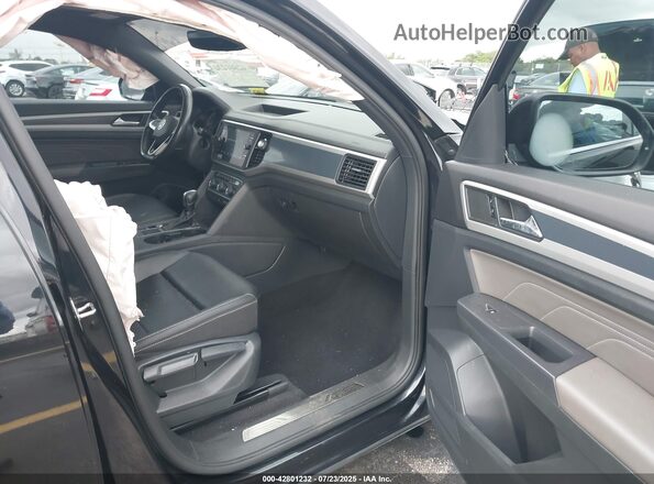 1V2PE2CA7MC232145 2021 VOLKSWAGEN ATLAS Черный Вид салона спереди