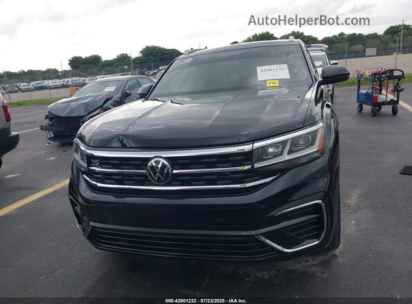 1V2PE2CA7MC232145 2021 VOLKSWAGEN ATLAS Черный Вид щитка приборов