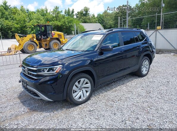 1V2WR2CA4MC596300 2021 VOLKSWAGEN ATLAS Black Vista tres cuartos delantera izquierda