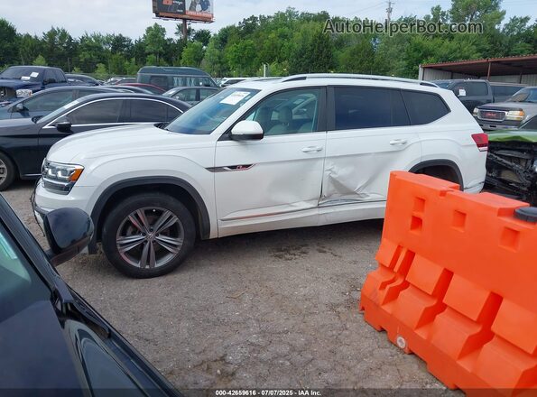 1V2YR2CA4KC590678 2019 VOLKSWAGEN ATLAS Белый Передняя левая четверть