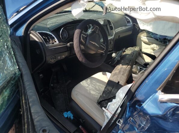 2C3CCAAGXLH147596 2020 CHRYSLER 300 Синий Вид панели приборов