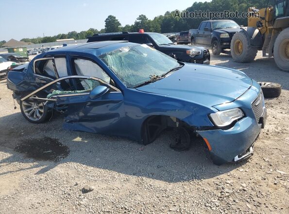 2C3CCAAGXLH147596 2020 CHRYSLER 300 Синий Передняя правая четверть