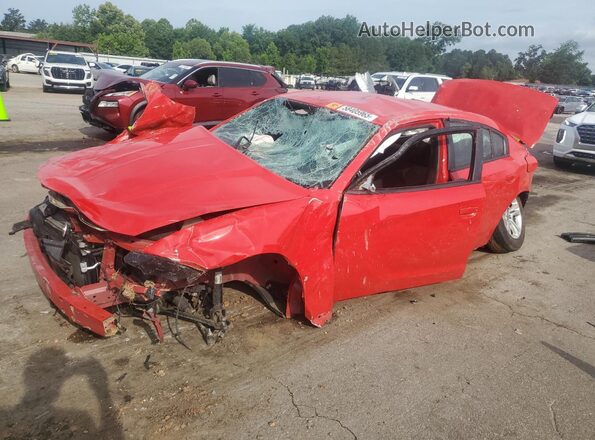 2C3CDXBG0PH579666 2023 DODGE CHARGER Красный Передняя левая четверть