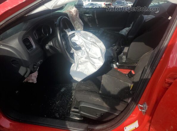 2C3CDXBG0PH579666 2023 DODGE CHARGER Красный Вид салона спереди