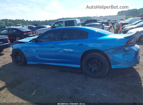 2C3CDXCT3PH703313 2023 DODGE CHARGER Синий Панорамный вид салона 360°