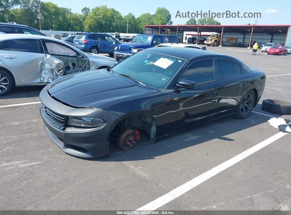 2C3CDXHG2GH159415 2016 DODGE CHARGER Черный Передняя левая четверть