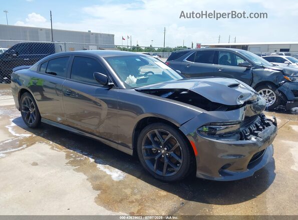 2C3CDXHG3NH221014 2022 DODGE CHARGER Gray Առջևի աջ