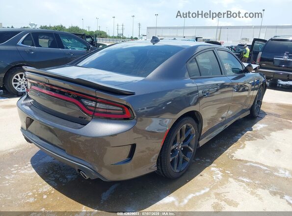 2C3CDXHG3NH221014 2022 DODGE CHARGER Gray Հետևի աջ