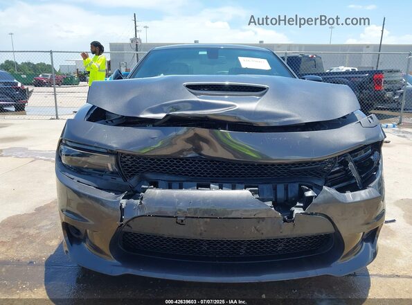 2C3CDXHG3NH221014 2022 DODGE CHARGER Gray Սարքավորումների վահանակի տեսք