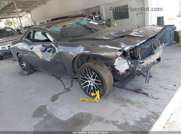 2C3CDZAG8NH137535 2022 DODGE CHALLENGER Gray Передня права чверть