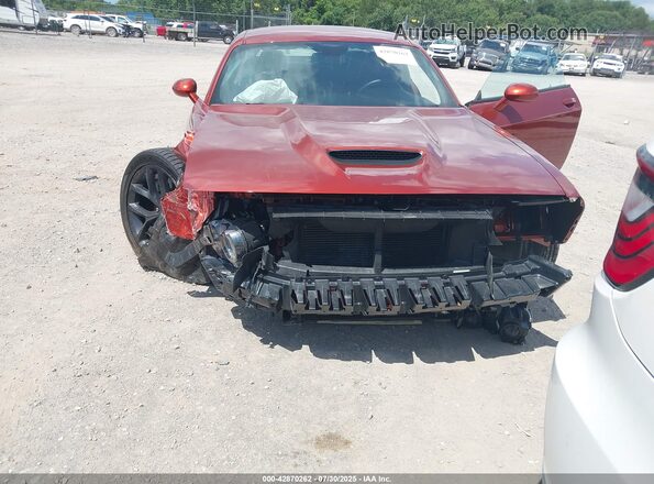 2C3CDZBTXPH521668 2023 DODGE CHALLENGER Orange Vista frontal