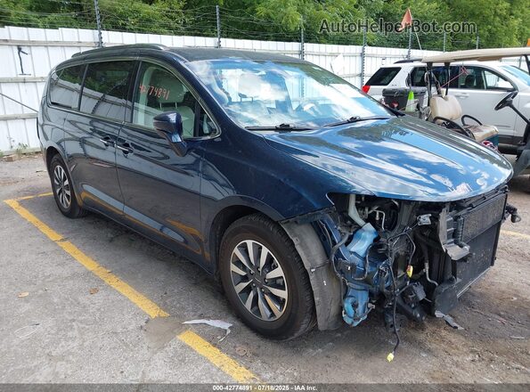 2C4RC1L78MR605926 2021 CHRYSLER PACIFICA Синий Передняя правая четверть