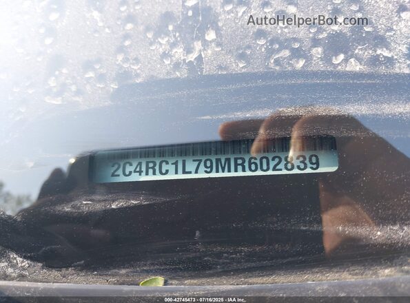 2C4RC1L79MR602839 2021 CHRYSLER PACIFICA Gray ძრავის განყოფილების ხედი