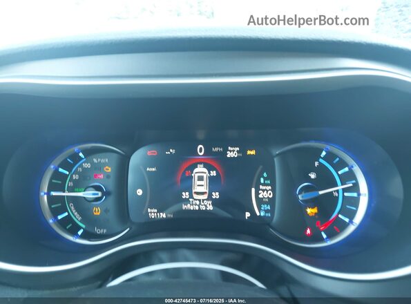2C4RC1L79MR602839 2021 CHRYSLER PACIFICA Gray უკანა სავარძლების ხედი