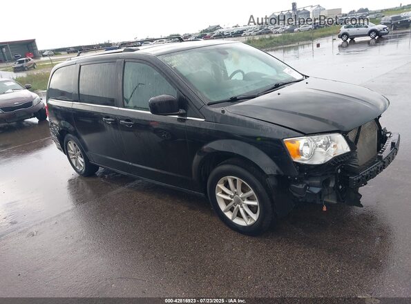 2C4RDGCG2LR153762 2020 DODGE GRAND CARAVAN Черный Передняя правая четверть