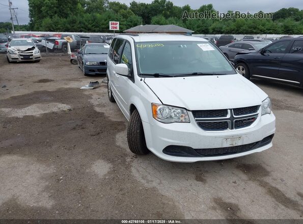 2C4RDGCG3GR384644 2016 DODGE GRAND CARAVAN Белый Передняя правая четверть