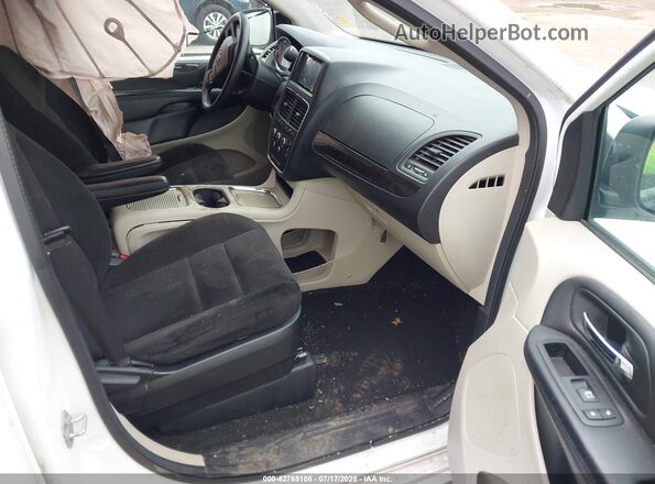 2C4RDGCG3GR384644 2016 DODGE GRAND CARAVAN Белый Вид салона спереди