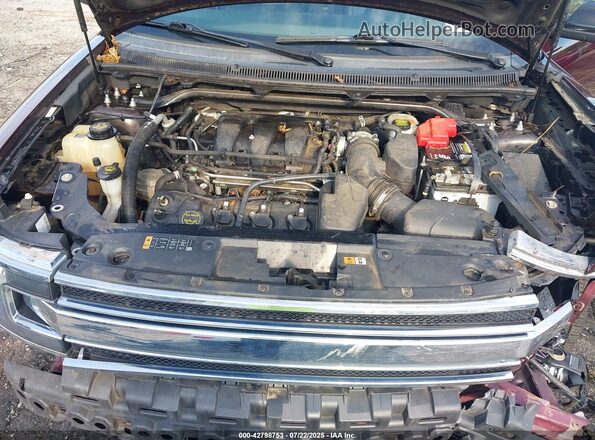 2FMGK5C86HBA01926 2017 FORD FLEX Maroon უკანა ხედი