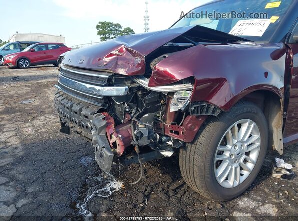 2FMGK5C86HBA01926 2017 FORD FLEX Maroon წინა ხედი