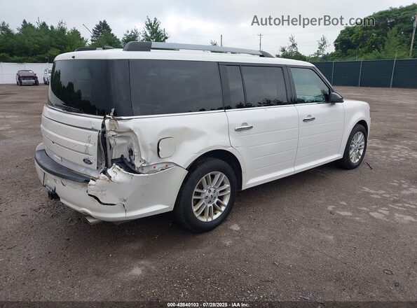 2FMHK6C81KBA00622 2019 FORD FLEX Белый Задняя правая четверть