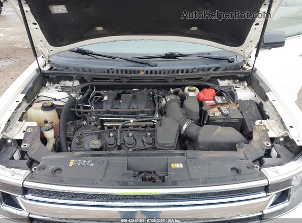 2FMHK6C81KBA00622 2019 FORD FLEX Белый Вид сзади