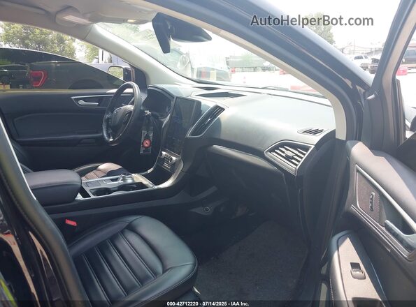 2FMPK4J93NBA54312 2022 FORD EDGE Черный Вид салона спереди