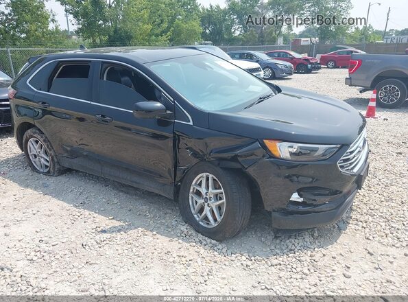 2FMPK4J93NBA54312 2022 FORD EDGE Черный Передняя правая четверть