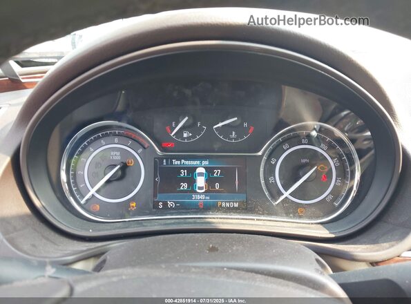 2G4GK5EX7G9106419 2016 BUICK REGAL Tan Vista de los asientos traseros
