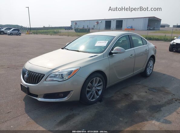 2G4GK5EX7G9106419 2016 BUICK REGAL Tan Vista tres cuartos delantera izquierda