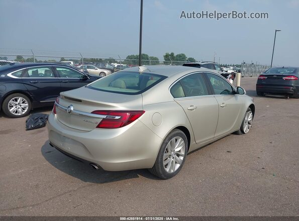 2G4GK5EX7G9106419 2016 BUICK REGAL Tan Trasero derecho