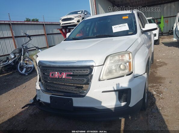 2GKALMEK5H6337848 2017 GMC TERRAIN Белый Вид спереди