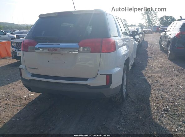 2GKALMEK5H6337848 2017 GMC TERRAIN Белый Задняя правая четверть