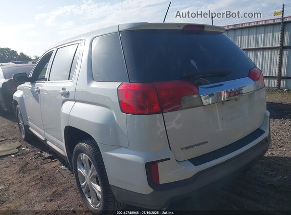 2GKALMEK5H6337848 2017 GMC TERRAIN Белый Задняя левая четверть